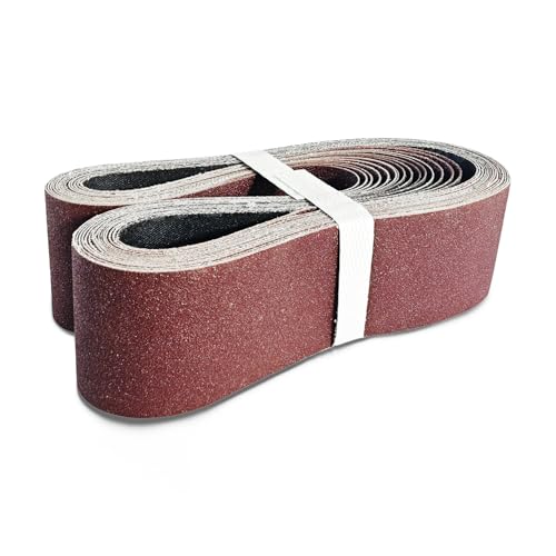 4x36 Inch Sanding Belts, 20-Pack Assortment, 5 Grits 80-320, Belt Sander Paper - size: 4x36(20pcs)