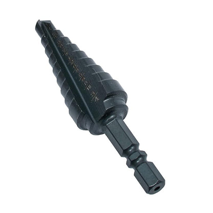 Step Drill Bit Set, M2 Step Drill Bit, 1/4" Hex Shank Faster Drilling Step Bit 1/4" to 3/4", Professional Unibit Drill Bit for Cutting Holes On Steel Sheets, Aluminum Sheets, Wood, Plastic etc.
