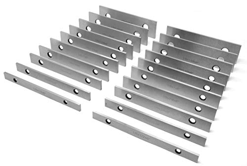 WEN 10380 20-Piece Precision-Ground 1/8-Inch Parallel Sets with Case