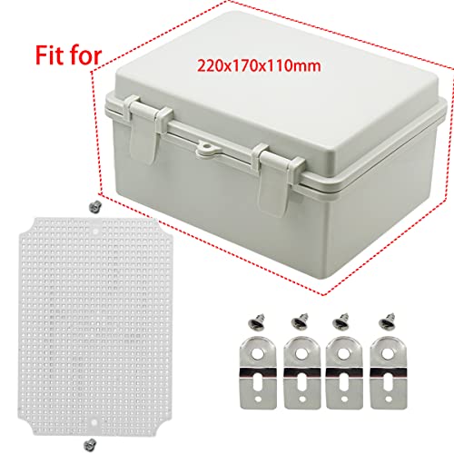 Zulkit Junction Box Mounting Plates (8.7" x 6.7" x 4.3") - size: 8.7" x 6.7" x 4.3"
