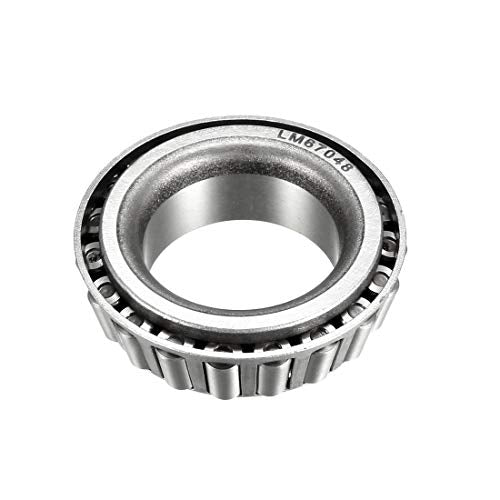 uxcell LM67048 Tapered Roller Bearing Single Cone 1.25" Bore 0.66" Width 2pcs - size: 1.25" x 0.66"