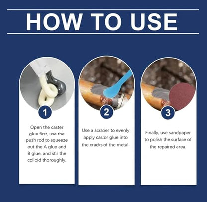 Magic Metal Welding Glue – Strong Metal Epoxy Adhesive for Welding Repairs, Wood, Plastic, Industrial Bonding and Long-Lasting Performance