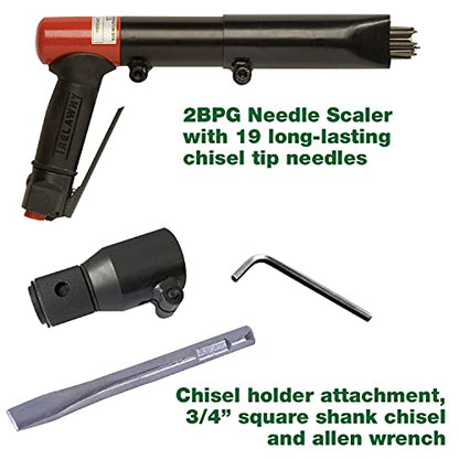 CS Unitec - Trelawny 2BPG 19-Needle and Chisel Scaler Kit - 3000 BPM, Durable All-Steel Construction, 199.3121 - Made in England - style: 2BPG Needle/Chisel Scaler