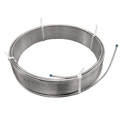 316/316L Stainless Steel Seamless Coiled Tubing 1/4" OD × 0.035" Wall x 200 ft Length Bright Annealed 5100 psi ASTM A269 - size: 1/4" OD × 0.035" Wall x 200 ft