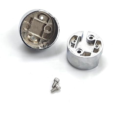1/2"-13 Thread-On Shift Knob Chrome Mounting Adapter