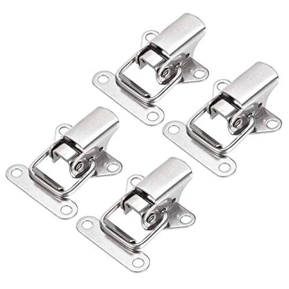 uxcell 1.61-inch SUS304 Stainless Steel Draw Toggle Latch Clamp for Case Toolbox - 4 Pcs