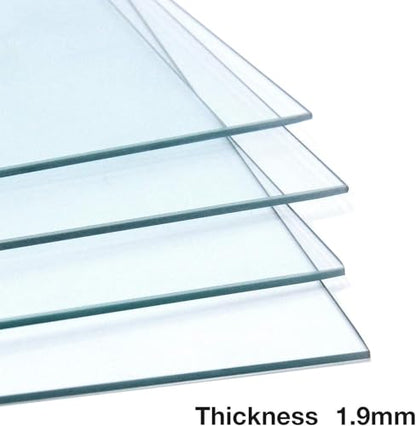 Egofine 8x10 Heat-Strengthened Glass Replacement for Picture Frame (Crystal Clear,1 Pack), Replacement Glass for 8 by 10 Photo Frame - size: 8x10