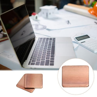MECCANIXITY Heatsink Copper Pad Shim 20mm x 20mm x 1.5mm Thermal Conductive Heat Sink for Electronic Chip Cooling Pack of 6 - size: 20mm x 20mm x 1.5mm