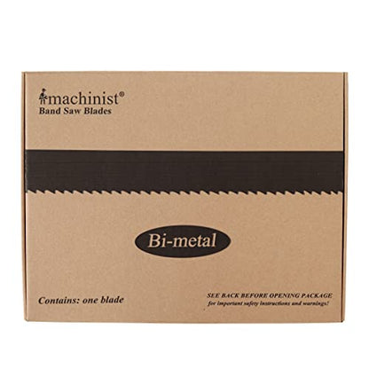 Imachinist S13012341014 130-1/2" X 3/4" X 10/14tpi Bi-Metal Band Saw Blades