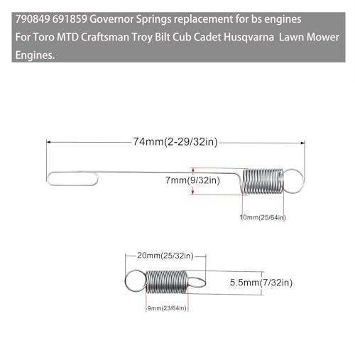 Strongthium 70PCS GX160 GCV160 Governor Throttle Return Springs Linkage Kit - size: 70 PCS