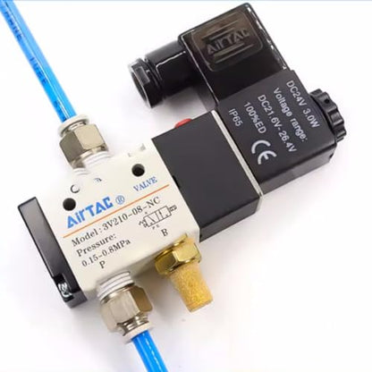 Solenoid Valve AC110V 3/2 Way AirTAC 3V210-08 1/4"PT Normally Closed Air Pneumatic Electric - size: 1/4"PT, style: 3V210-08 AC110V