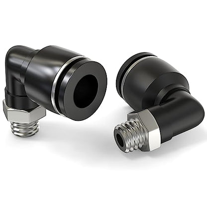TAILONZ 6mm x M6 Push to Connect Elbow Fitting 10Pcs - size: 6mm OD M6