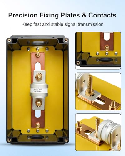 Class T Fuse Block Holder with 400A Fuse DC 250V Heavy Duty - size: Fuse Holder & Fuse