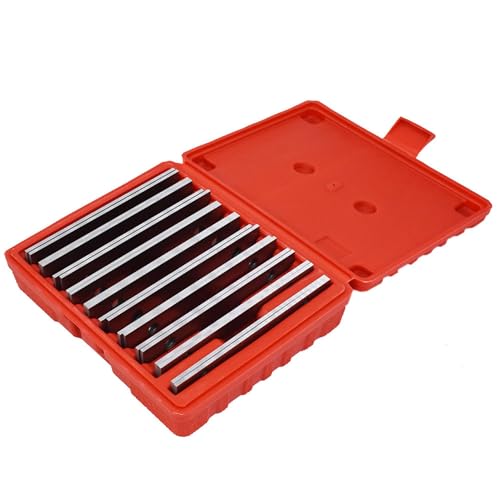 kimllier 10 Pair 1/8 x 6 Inch Steel Parallel Set, Accuracy Gage Gauge Block