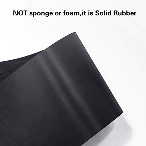 TORRAMI Neoprene Rubber Sheet Roll 3/16" (.187") Thick x 18" Wide x 48" Long for DIY Gaskets, Pads, Seals, Crafts, Flooring,Cushioning of Anti-Vibration, Anti-Slip - size: 18" Wide X 48" Long, style: 3/16 (.187)" Thick