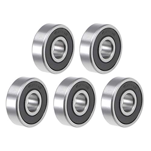 uxcell 629-2RS Deep Groove Ball Bearing 9x26x8mm Double Sealed ABEC-3 Bearings 5-Pack - size: 9mmx26mmx8mm