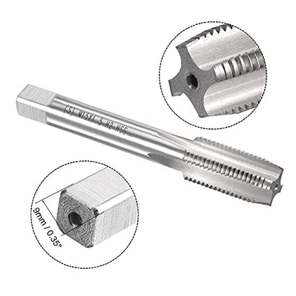 uxcell M15 x 1.5mm Metric Tap and Die Set, Machine Thread Screw Tap with Round Threading Die, Tap & Die Kit for Nut Screw Bolt Thread Repair - size: M15 x 1.5mm