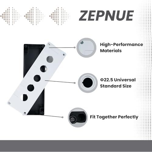 5 Button Mounting Hole Push Button Switch Control Station Box