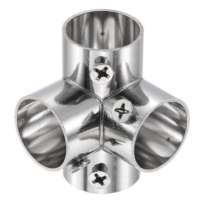 uxcell 1Pcs 90 Degree 4-Way Cross Pipe Fitting, Fit 3/4 Inch OD Pipe - size: Fit 3/4 Inch OD