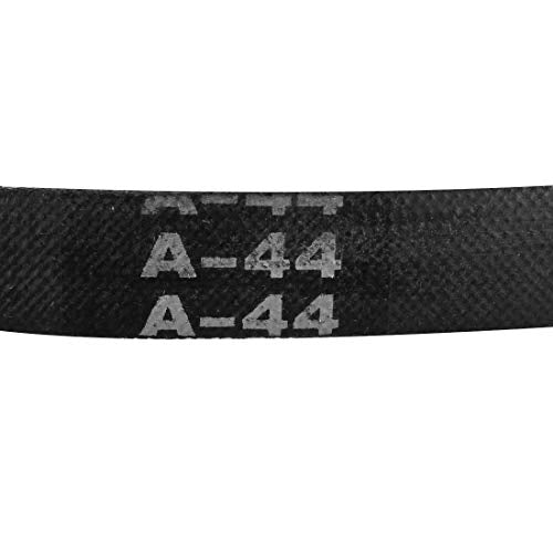 uxcell A44 Drive V-Belts 44" Inner Length 13mm Width 8mm Thick JIS Standard A-Section Rubber Drive Transmission Belt - size: 44"