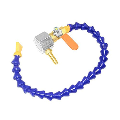 Joywayus 1/4PT Thread Adjustable Magnetic Base Coolant Oil Water Hose Pipe - style: Flat Nozzle