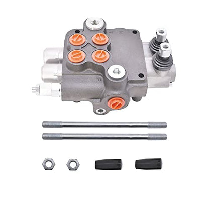 2 Spool Hydraulic Directional Double Acting Control Valve