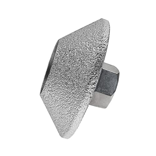 SHDIATOOL Diamond Grinding Profile Wheel Convex Curve Edge Hand Grinding Disc Grooving for Stone Marble Granite Height 20mm 3 - inch - size: 24.5mm height 5/8"-11