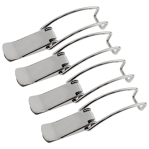 Xhziy 4 Pack Spring Loaded Toggle Latch, 3.35 Inch Catch Hasp Clamp