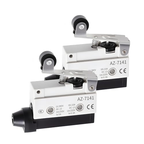 2 Pcs AZ-7141 Micro Limit Switch, 5A 250VAC Micro Switch, SPDT - color: AZ-7141