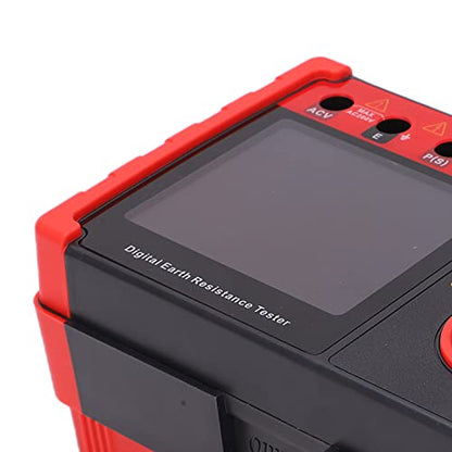 Eujgoov Digital Earth Resistance Tester, 2000 Ohm Ground Resistance Meter