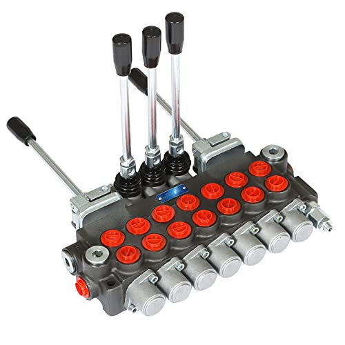 7 Spool 11GPM 4500 PSI Hydraulic Control Valve - size: 7 Spool 11GPM