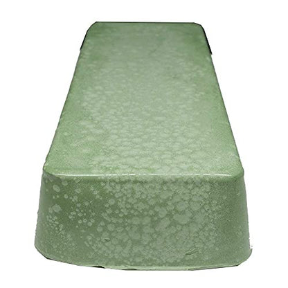 Benchmark Abrasives Buffing Compound for Metal Polishing Removing Scratches from Hard Metals, Stainless Steel, Chrome, Iron, 1 Pound Bar (Emerald Green) - style: Emerald Green