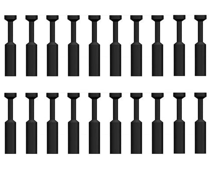 20 Pcs 8mm Push-to-Connect Fitting Plug for Pneumatic Tube and Fittings - style: 8mm or 5/16inch Pneumatic plug(20pcs)