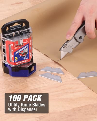 WORKPRO Utility Knife Blades 100-Pack - style: Standard
