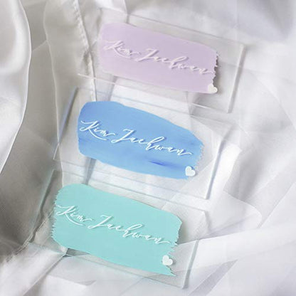 Blank Clear Acrylic Square Material,Plexiglass Laser Cut Square Sheet with Round Corners, DIY Accessory 1/8" Thickness (3.0") - size: 3.0"