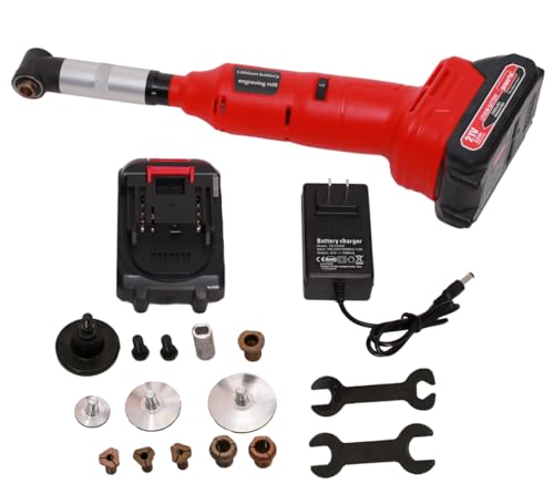 600W Cordless Die Grinder Sander Polisher Grinding Tool for Contour Grinding, Cutting, Engraving, Polishing, Milling, 5 Variable Speeds, 15000 RPM, with Lithium Ion Batteries and Charger