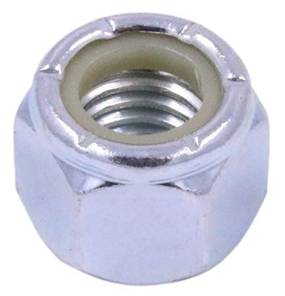 1/2-13 Nylon Insert Hex Lock Nut, NE, Steel Zinc Plated Nylock - U-Turn (50 Pack) - color: #2 Small Pack, size: (050CNELCZC) 1/2-13 Nylock, Zinc