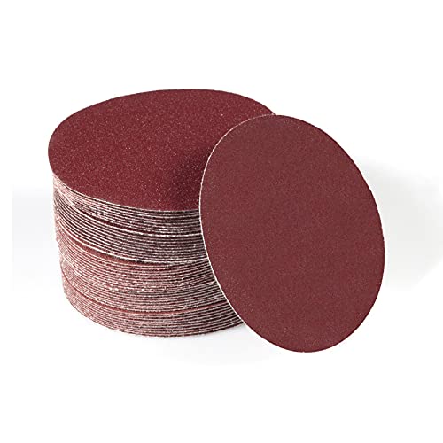 SPEEDWOX 50pcs Sanding Discs 4 Inches Sandpaper 600 Grit Hook and Loop Sanding Discs for Drill Grinder Rotary Tools No Hole - size: 600 Grit