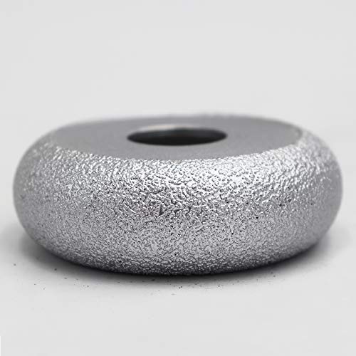 SHDIATOOL 3 Inch Profile Hand Diamond Wheel Height 25mm Convex Curve Edge Grinding for Stone Marble Granite Rock - size: 3"/75mm