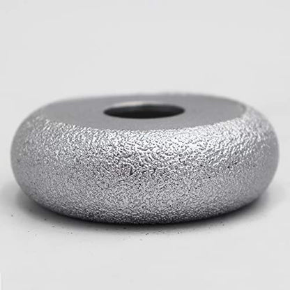 SHDIATOOL 3 Inch Profile Hand Diamond Wheel Height 25mm Convex Curve Edge Grinding for Stone Marble Granite Rock - size: 3"/75mm