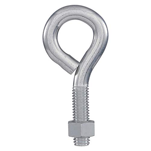 National Hardware N221-309 2160 Eye Bolt in Zinc, 1/2' x 4' - size: 1/2" x 4"
