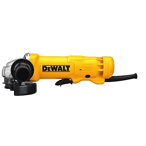 DEWALT Angle Grinder Tool, Paddle Switch, 4-1/2-Inch, 11-Amp with w/Safety Goggle (DWE402 & DPG82-11C)