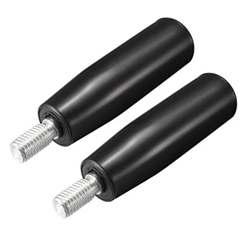 uxcell 2Pcs Revolving Handwheel Machine Handle M10x80mm Male Threaded Stem - size: M10 x 80mm