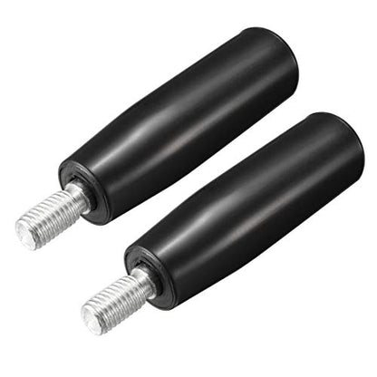 uxcell 2Pcs Revolving Handwheel Machine Handle M10x80mm Male Threaded Stem - size: M10 x 80mm