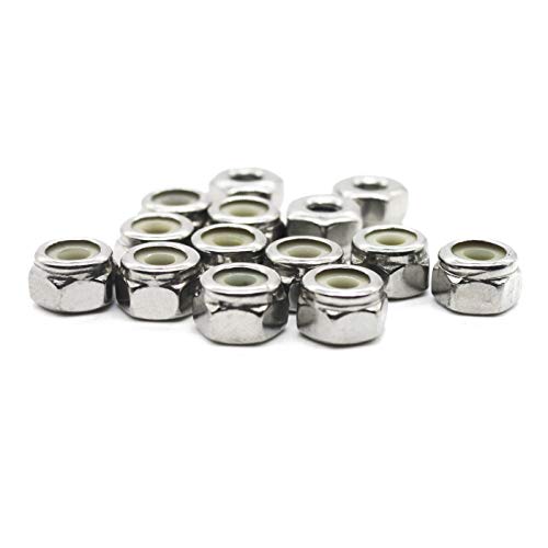 Fullerkreg 6-32 Nylon Insert Hex Lock Nut - size: 6-32 (100 Pack)
