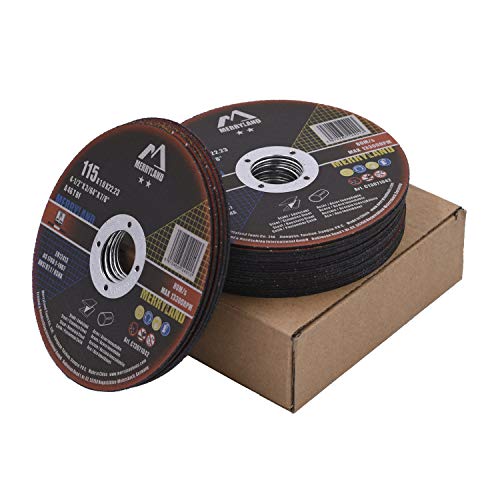 Merryland 25 Pack Cut Off Wheel 4 1/2 inch Cutting Metal Steel Craft-Line - style: 25 PCS