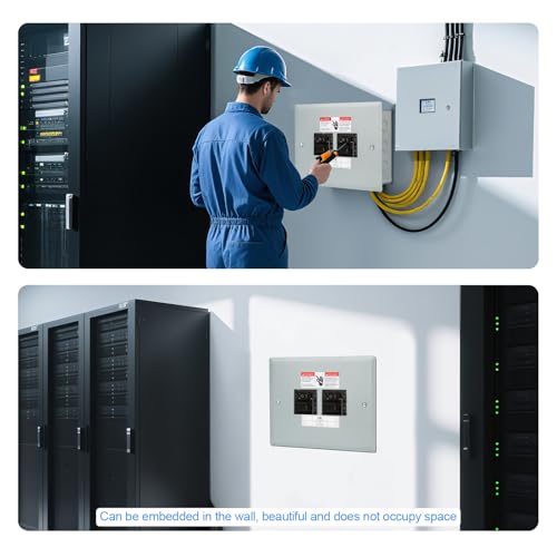 THQL Circuit Breaker Panels, 4-Space, 125A Circuit Breaker Distribution Box, 120V/240V Circuit Breaker Electrical Enclosure,Indoor Main Lug Load Center - style: 4 SPACE