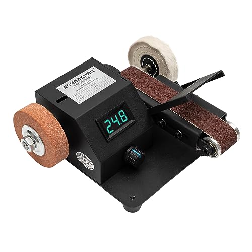 Electric Grinder Belt, Sander Polishing Grinding Knife, Mini DIY Sharpener Machine for Metal Wood DIY Handcraft, Tool & Knife Sharpening