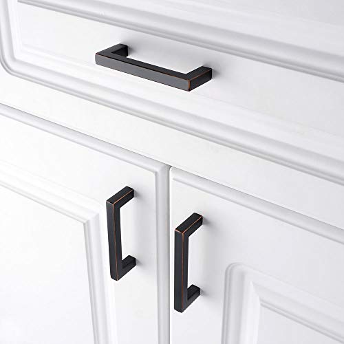 KOOFIZO 25 Pack 3 in Oil Rubbed Bronze Cabinet Pulls, Drawer Handles 1816 - color: Oil Rubbed Bronze, size: 3" CC - 25Pcs, style: Modern
