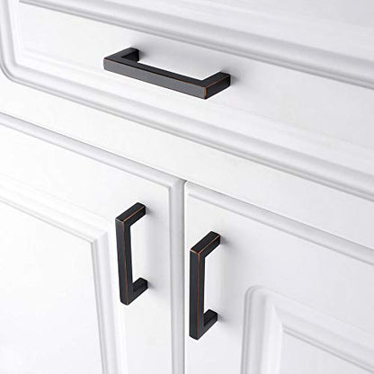 KOOFIZO 25 Pack 3 in Oil Rubbed Bronze Cabinet Pulls, Drawer Handles 1816 - color: Oil Rubbed Bronze, size: 3" CC - 25Pcs, style: Modern